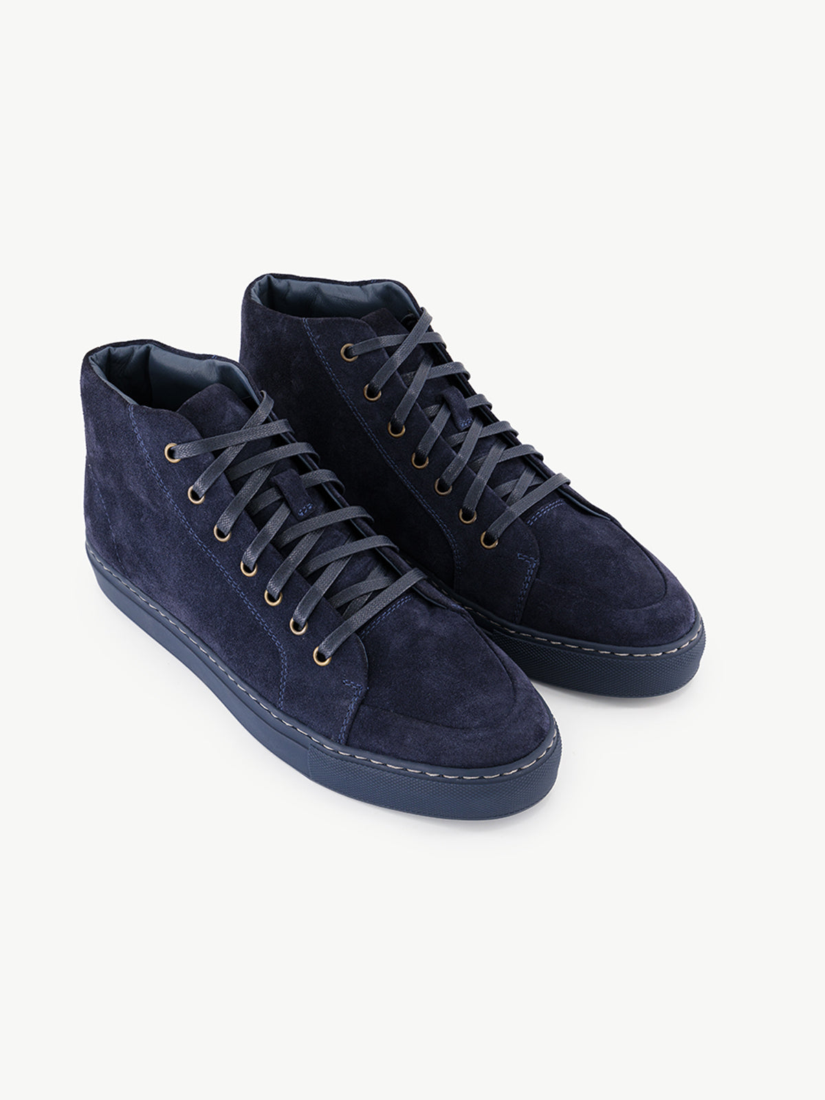 Navy Blue High Top Sneaker