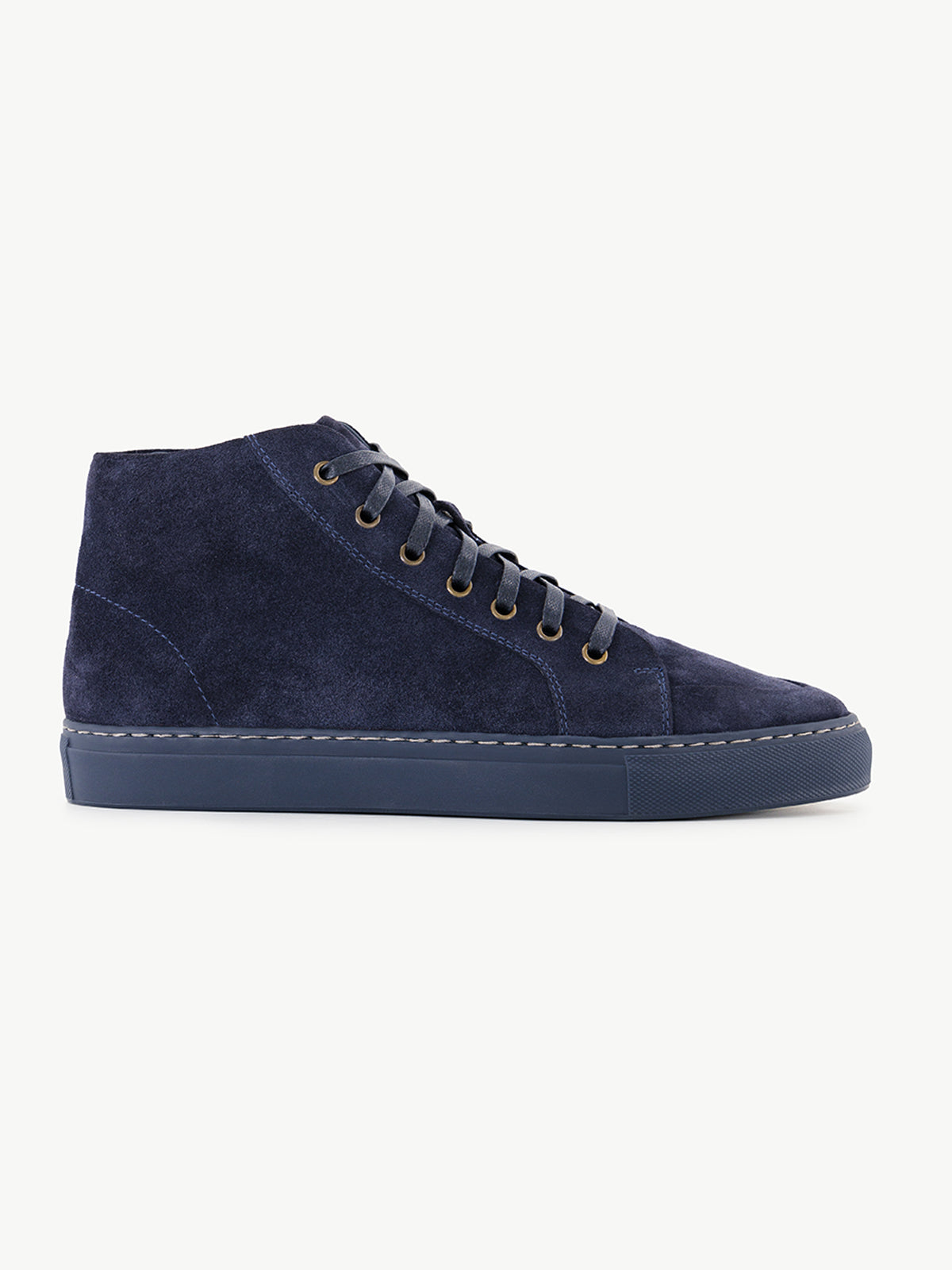 Navy Blue High Top Sneaker