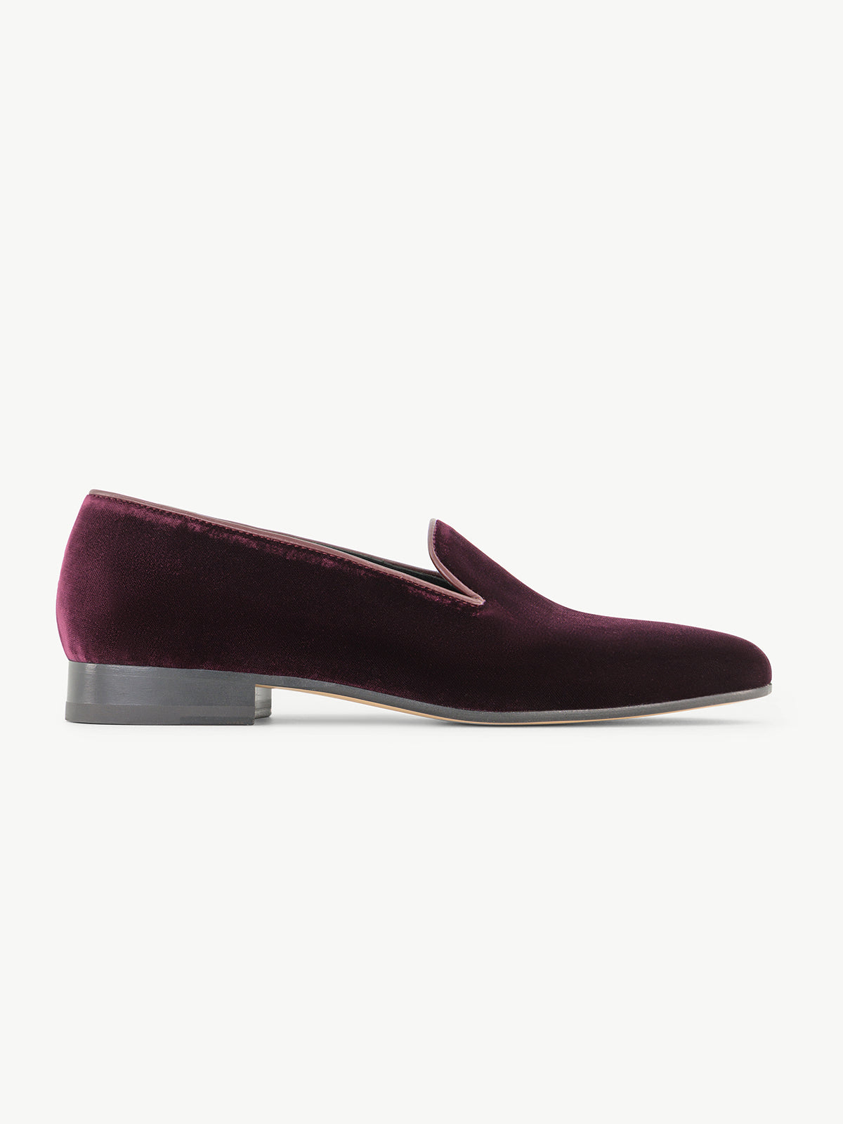 Bordeaux Velvet Slippers