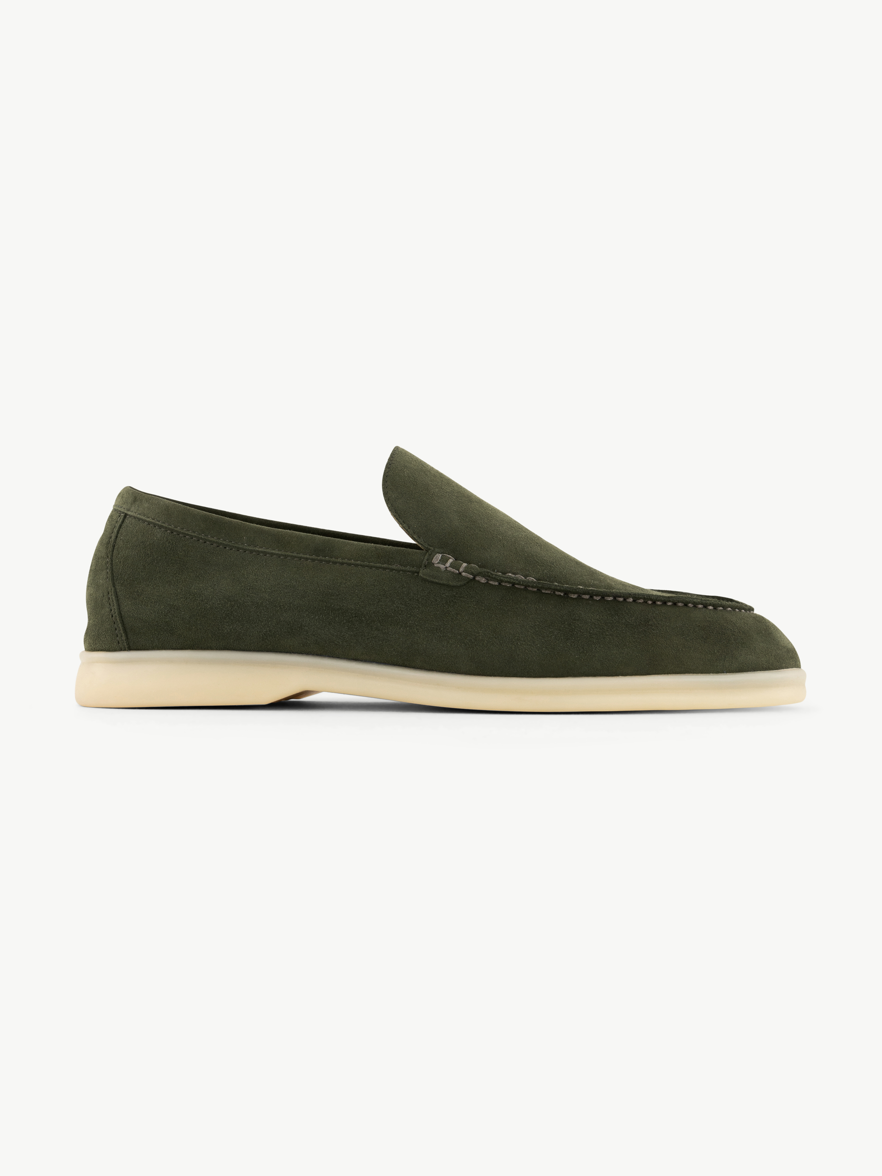 Classic Suede Loafer Forest Moss