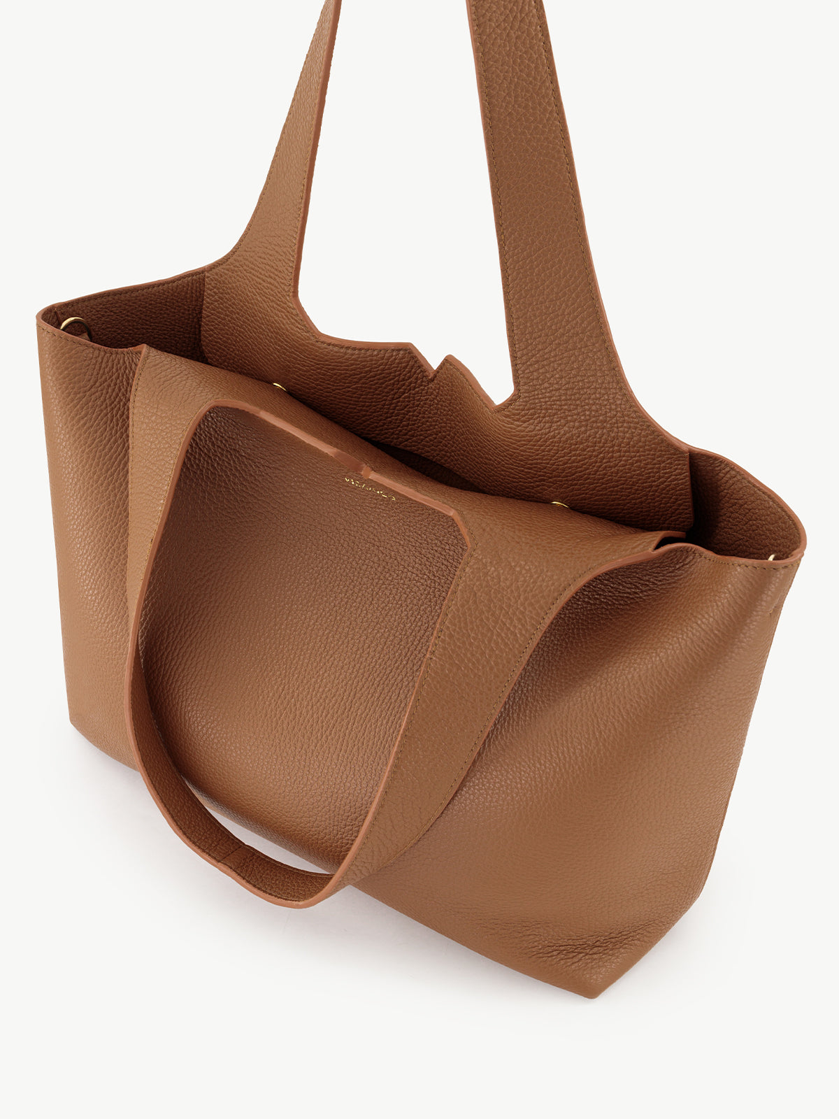 Brown Leather Tote Bag