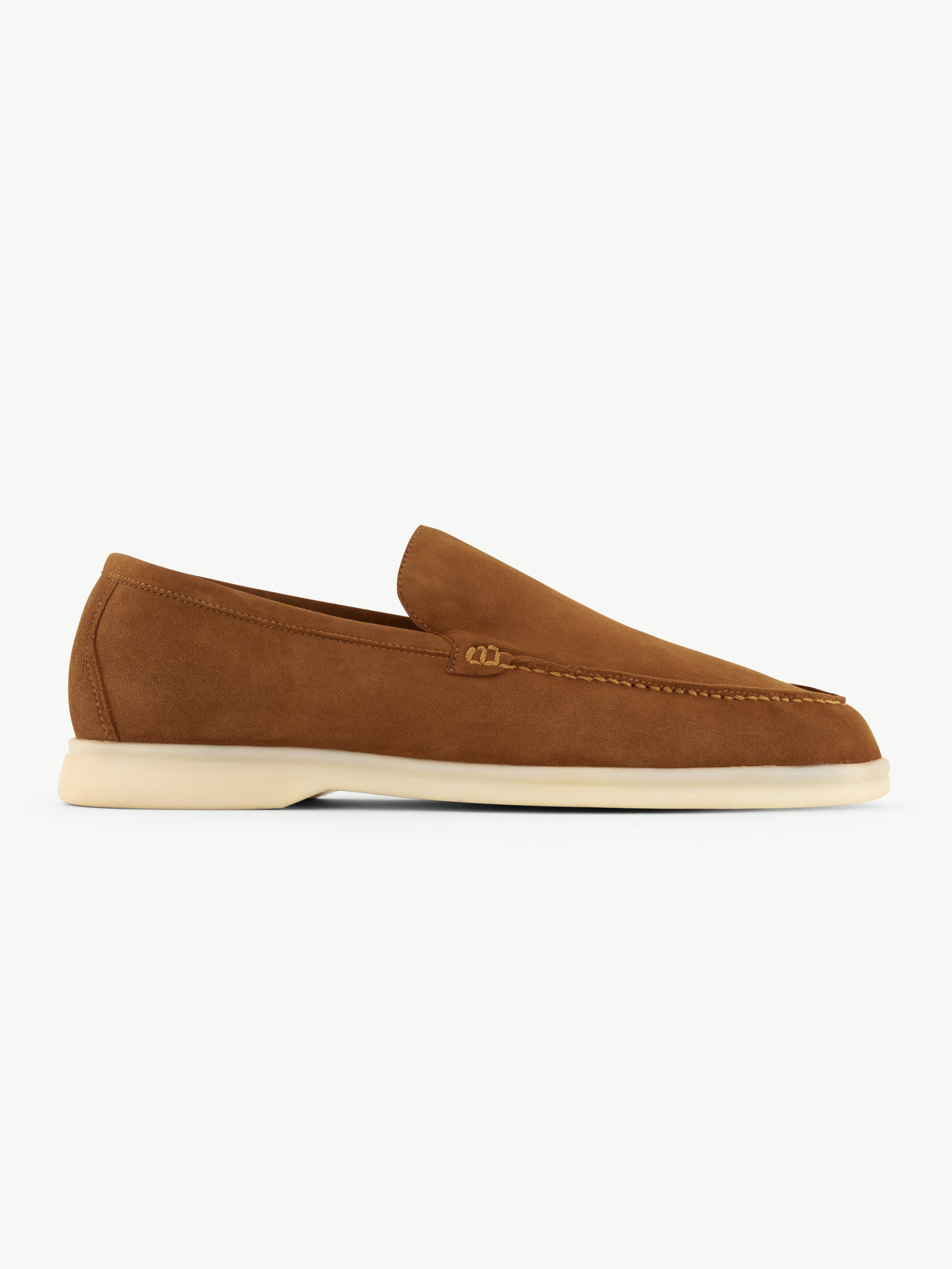 Classic Suede Loafer Caramel